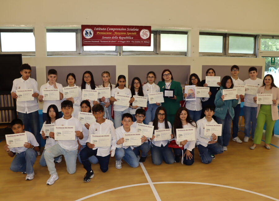 18 maggio 2026 Premiazione-Menzione Speciale-Senato della Repubblica- Concorso nazionale "Testimoni dei diritti"