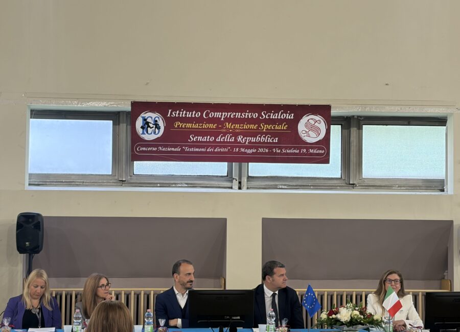 18 maggio 2026 Premiazione-Menzione Speciale-Senato della Repubblica- Concorso nazionale "Testimoni dei diritti"
