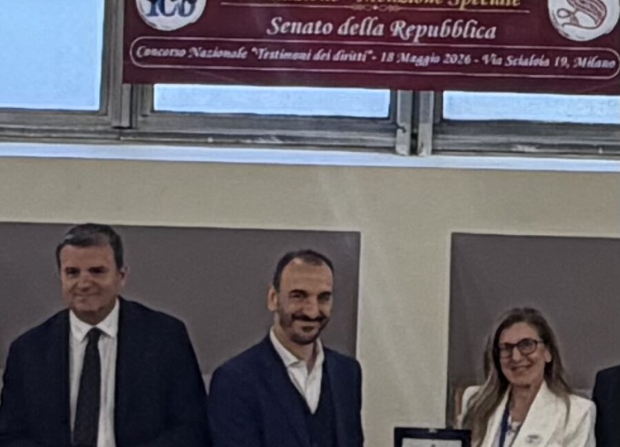 18 maggio 2026 Premiazione-Menzione Speciale-Senato della Repubblica- Concorso nazionale "Testimoni dei diritti"